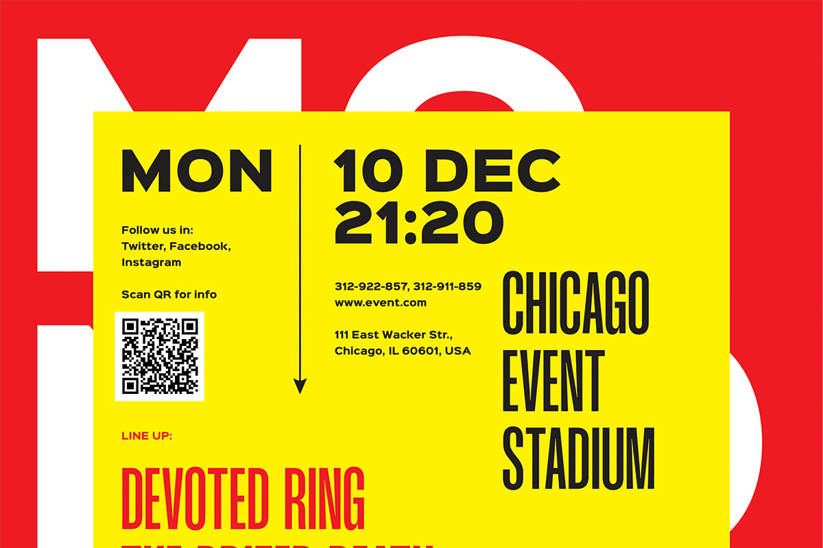 Artist Event Poster, a Flyer Template by Danil Polshin (Photo 8 of 9)