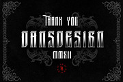 MONTORS MODERN BLACKLETTER, a Blackletter Font by dansdesign (Thumbnail 6 of 7)