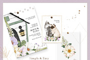 Cat Illustrations Patterns & Borders, a Graphic by Pretty Little Lines (Thumbnail 14 of 17)