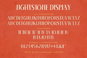 Lighstone - Sweeet Display Font