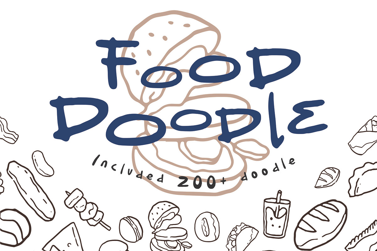 Food Doodle Hand Drawn Icon | FOODLE, an Icon by Randomtypesht (Photo 1 of 8)