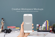 Macbook, iPad & iPhone Mockups, an iPhone Mockup by Mockura (Thumbnail 1 of 5)