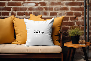 Pillow Mockup Generated With AI