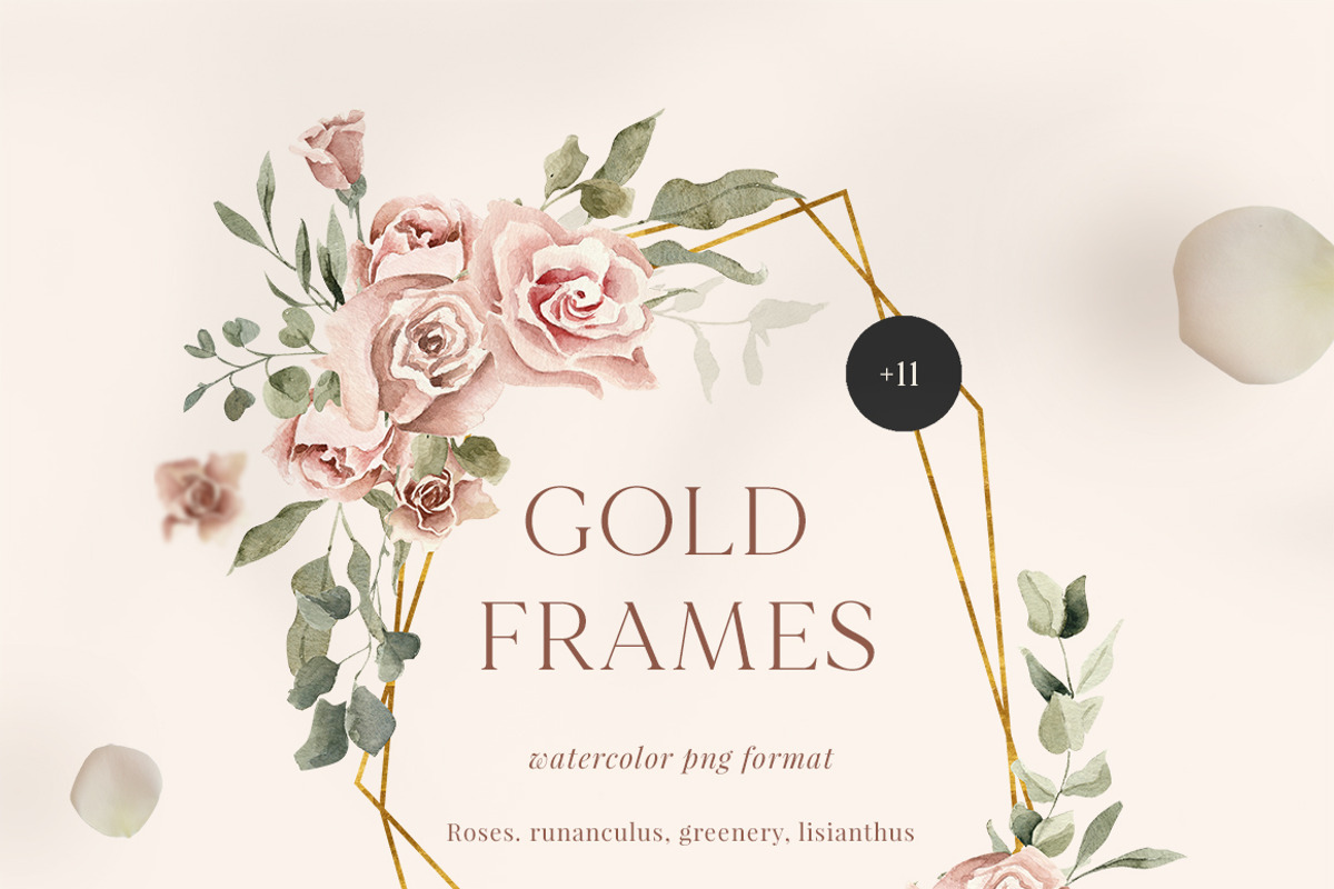 Blush Garden- Watercolor Floral set, a Texture Illustration by Grace Noboa Illustrations (Photo 4 of 10)