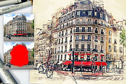 Marker Illustration Photoshop Action, an Action Add-On by GorynArt (Thumbnail 4 of 15)