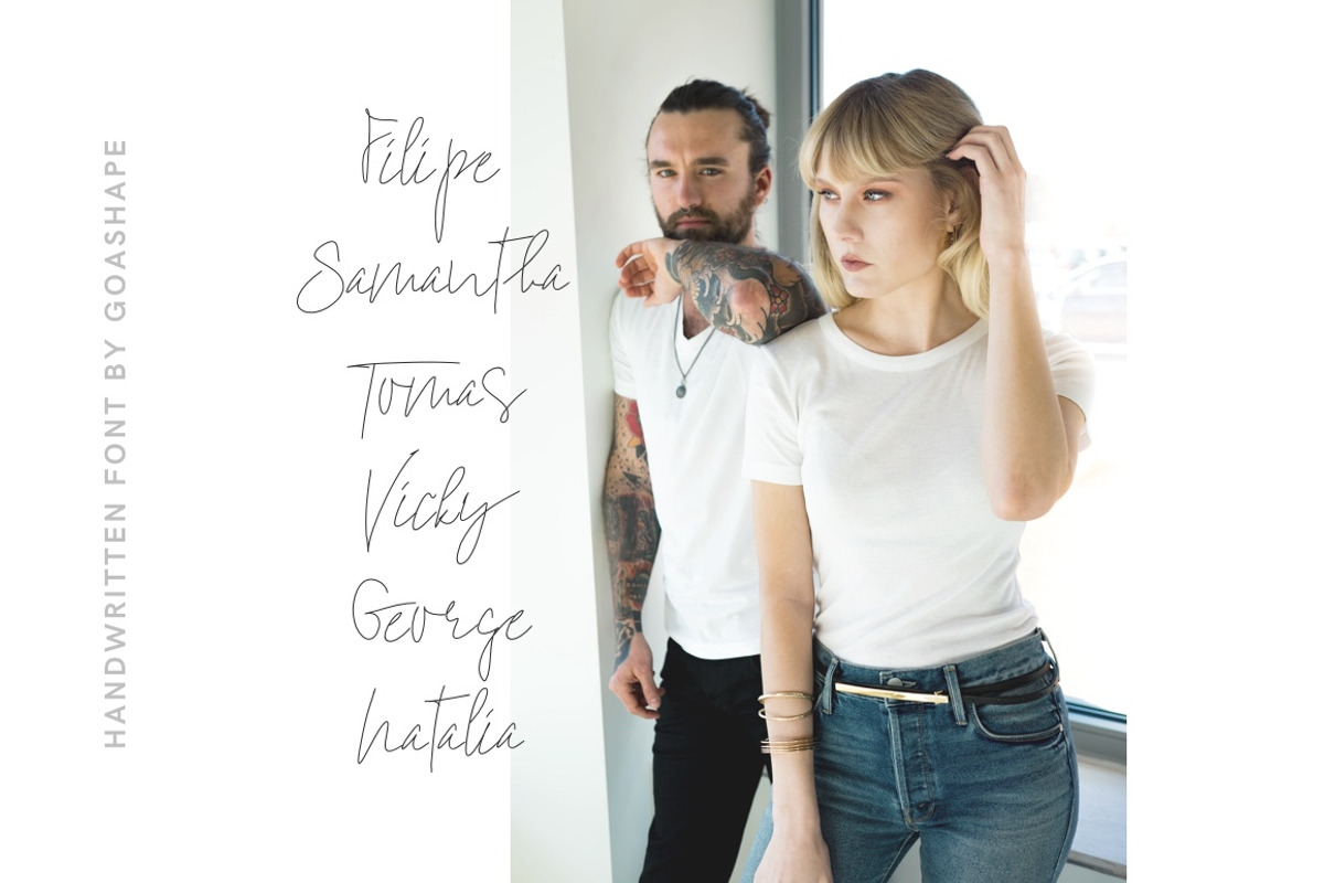 Oliviere Handwritten Font Script preview 3