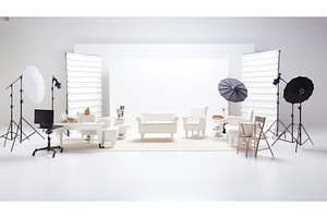 blank white studio background ai, a Background Photo by pikepicture