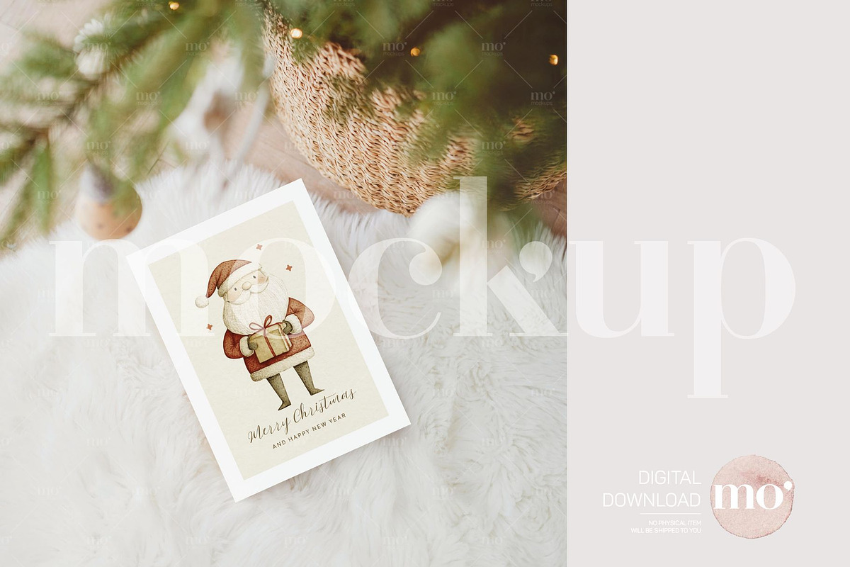 Christmas Card Mockup Bundle, a Product Mockup by MoMockups (Photo 5 of 7)