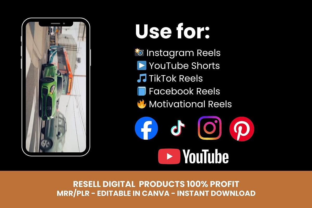 12000+ Faceless Reels Video Bundle, a Social Media Template by Design By Hira (Photo 6 of 11)