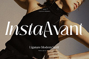 Insta Avant | Ligature Elegant Serif, a Serif Font by ClevUs (Thumbnail 1 of 12)