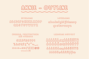 Annie - Voluminous Retro Typeface, a Font by Alice Engren (Thumbnail 8 of 8)