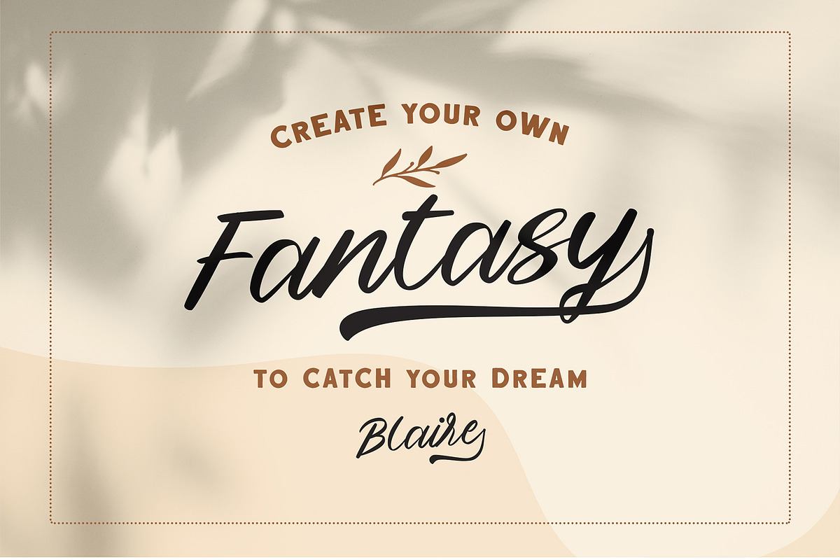 Blaire - Handwritten Font, a Script Font by erlosDESIGN (Photo 5 of 12)