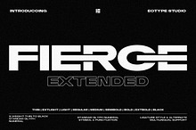 Fierce - Modern Sans Family