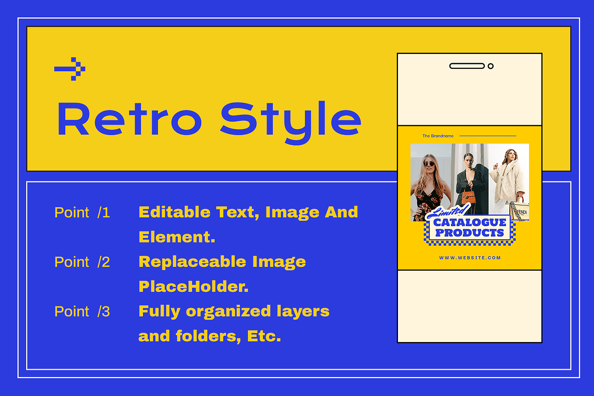 Piera Post & Story Template, a Social Media Template by Creatchees.std (Photo 2 of 5)