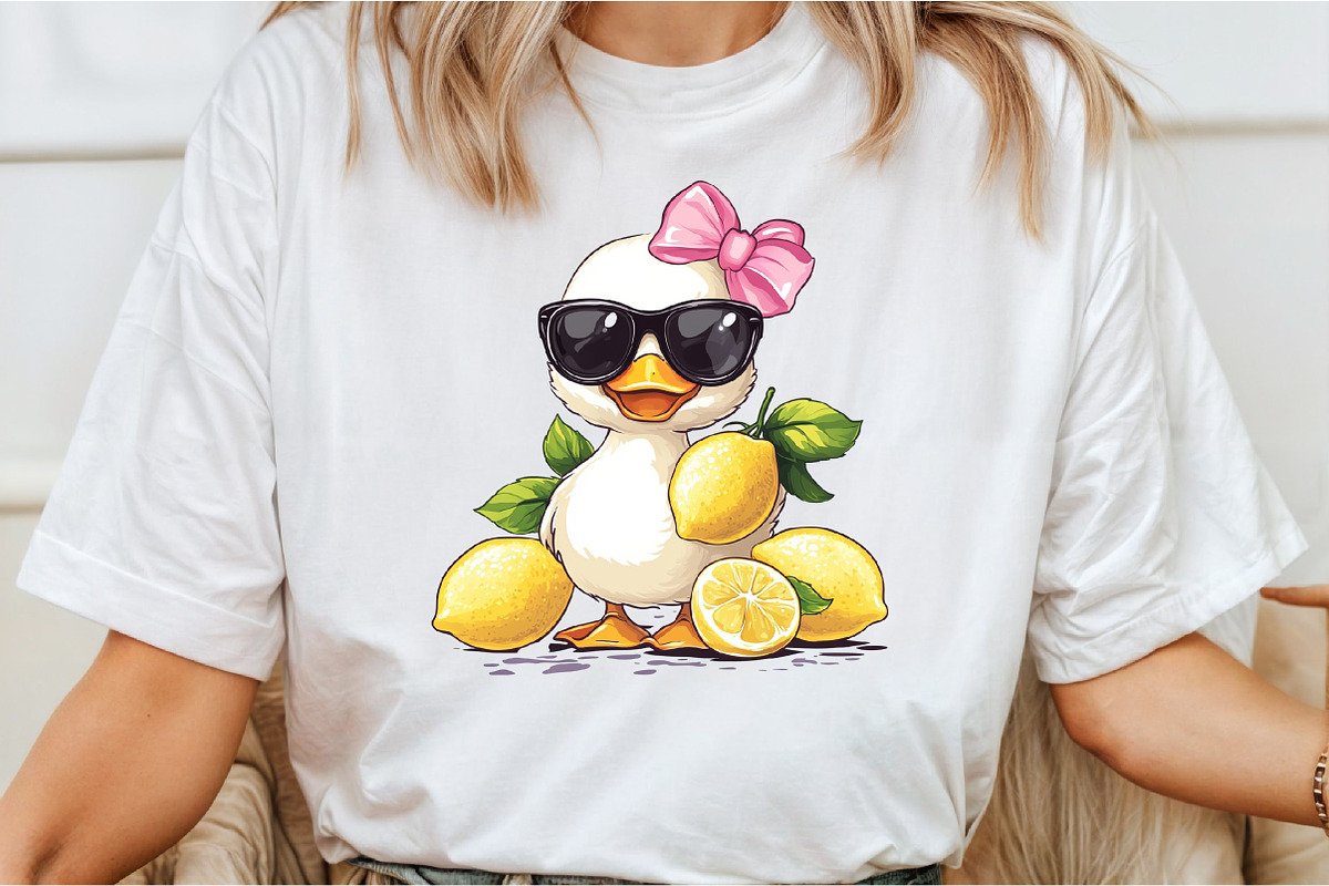 Watercolor Cute Baby Duck PNG, an Illustration by Libby Wishes (Photo 2 of 6)