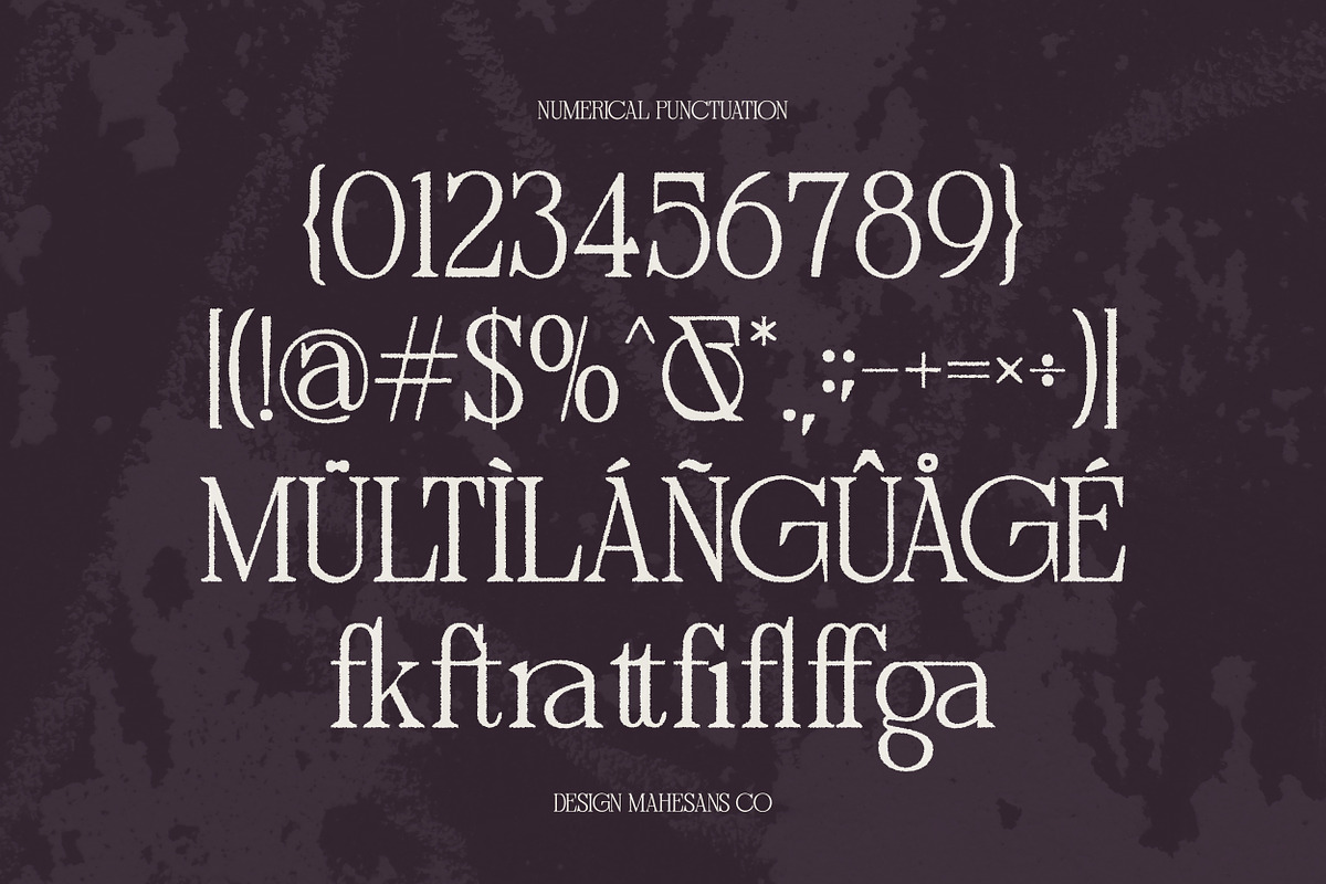 Distressed Sherlock – Elegant Serif, a Serif Font by Mahesans Co (Photo 9 of 10)