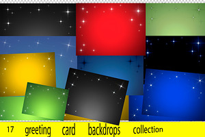 Christmas card background collection