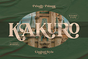 KAKURO Classy Serif Font, a Script Font by Storytype Studio (Thumbnail 1 of 9)