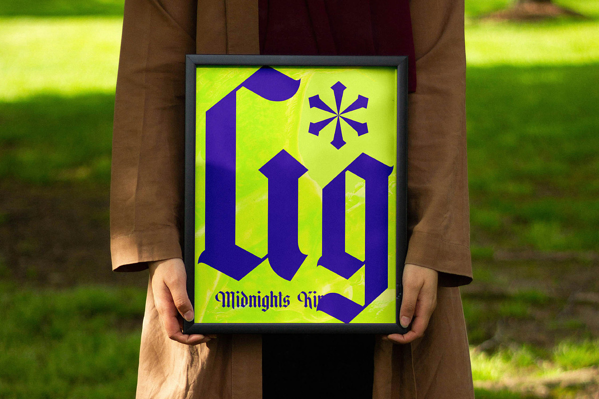 Midnights Kings Blackletter Serif, a Blackletter Font by timelesstype.co (Photo 8 of 20)