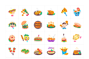 Fast Food Stickers, an Emoji Icon by Vectors Market (Thumbnail 5 of 8)