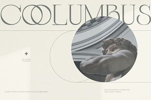 Coolumbus Modern Serif Font