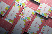 Kids Party Business Card, a Business Card Template by Shahjhan (Thumbnail 2 of 2)