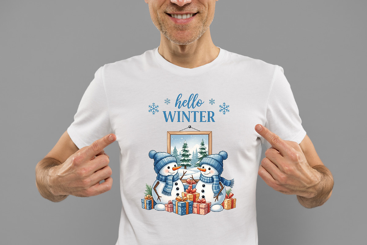 Hello Winter png, an Illustration by Designworld (Photo 3 of 5)