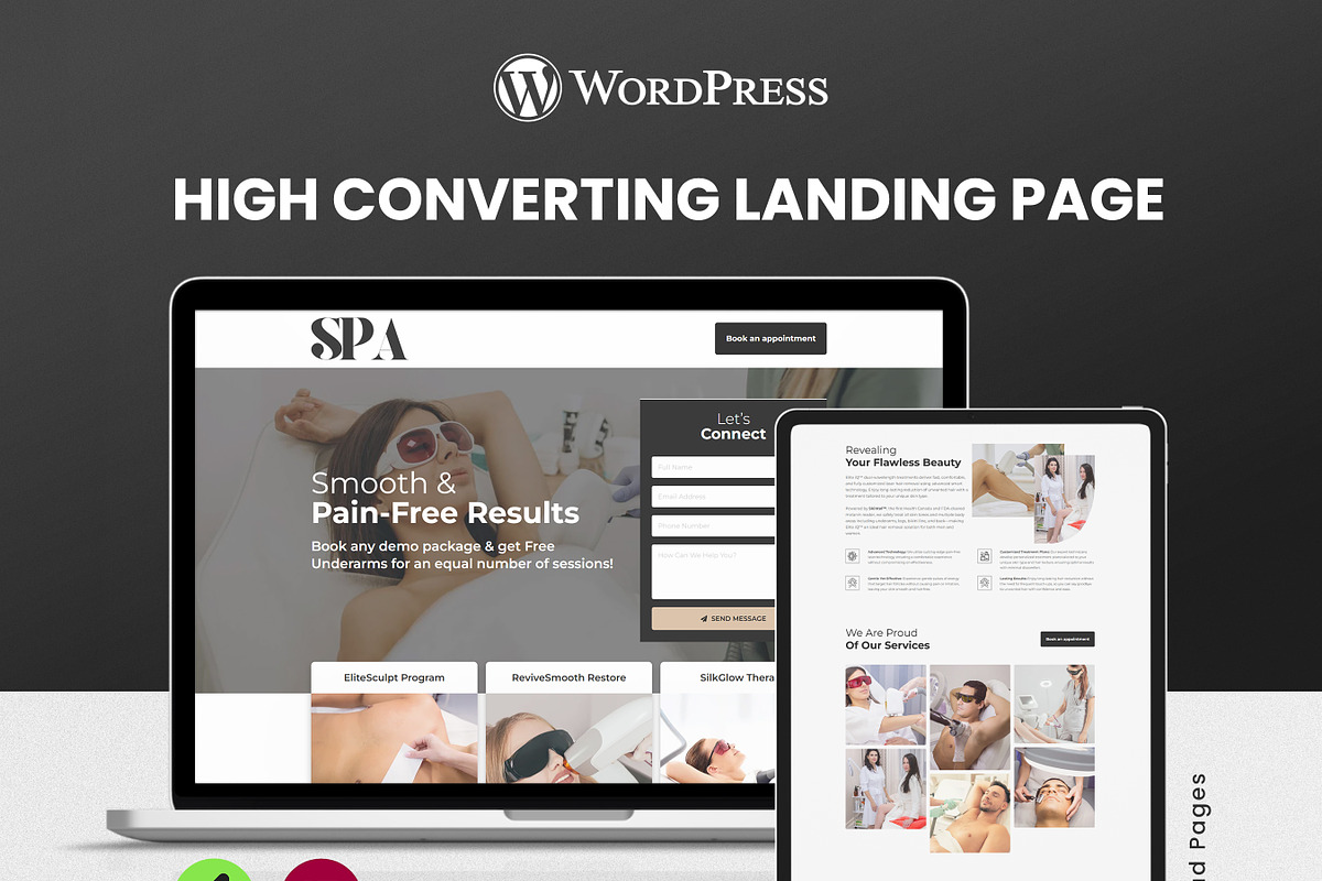 High Converting Landing Page, a Landing Page Template by Niofix (Photo 1 of 3)