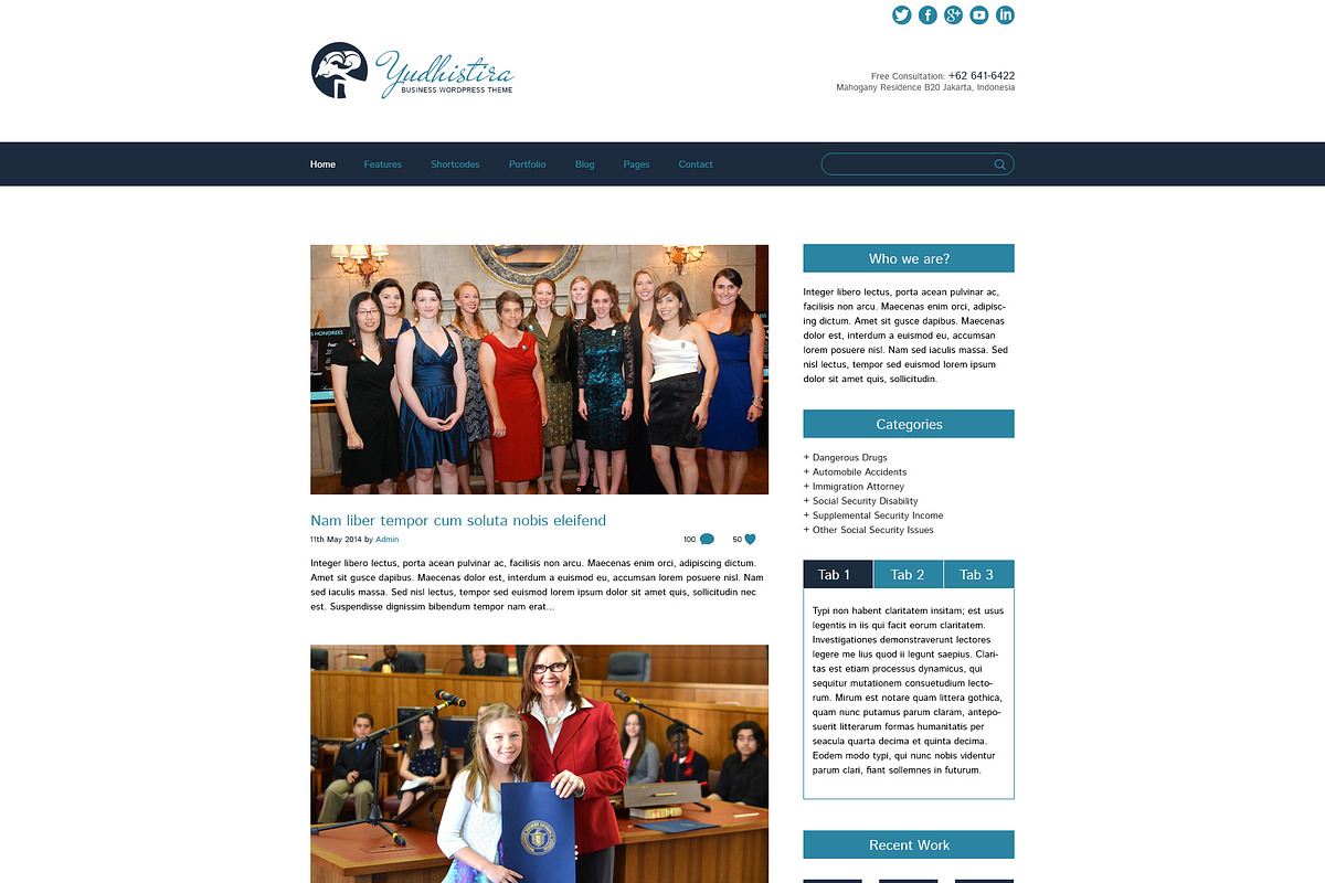 Yudhistira - Multi-Purpose PSD Theme, a Websites & App Template by Tetuko Themes (Photo 4 of 5)
