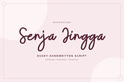 Senja Jingga – Script, a Script Font by Gookkis Studio (Thumbnail 1 of 12)
