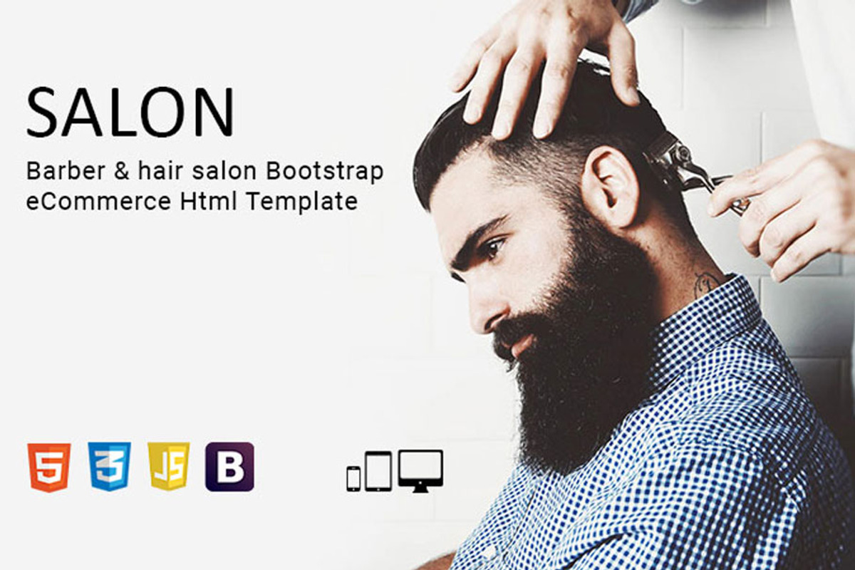 Salon - Bootstrap Html Template, a Bootstrap Template by ThemeTidy Shopify Agency (Photo 1 of 2)