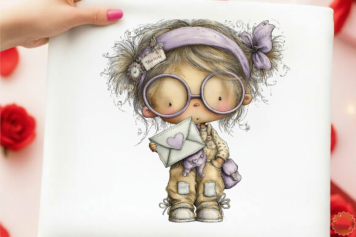 Whimsical Valentine Boy Clipart, an Illustration by designcity5 (Photo 5 of 5)