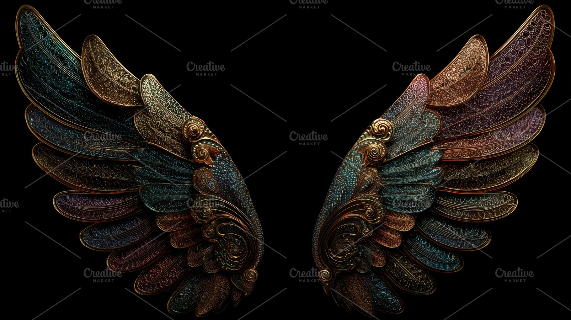 Artful wings on display, a Photo by Beautiful things