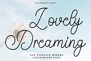 Lovely Dreaming, a Handwritten Font by InermediaSTUDIO (Thumbnail 1 of 8)