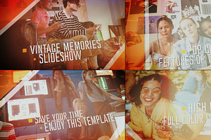Vintage Photo Slides Premiere Pro, a Templates & Theme by FlashFXbox