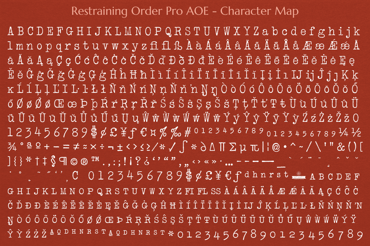 Restraining Order Pro, a Font by Astigmatic (Photo 5 of 5)