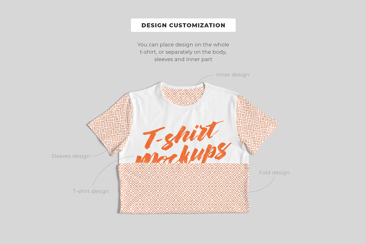 Customizable T-Shirt Mockups Pack, a Shirt Mockup by BULBFISH (Photo 3 of 13)