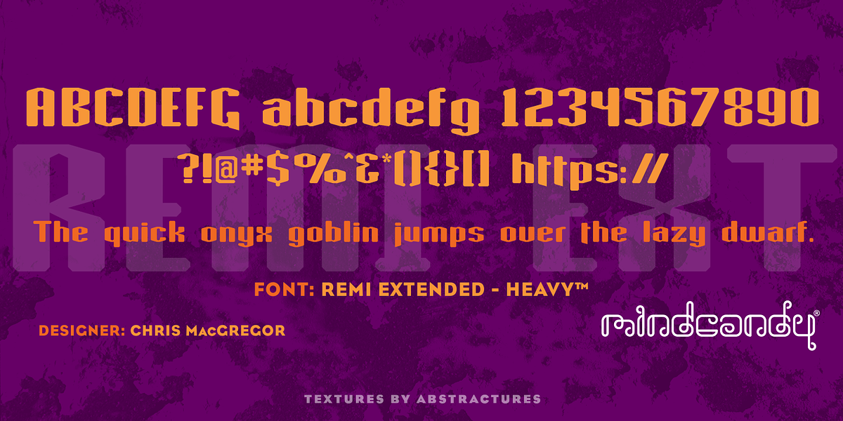 Remi Extended™, a Sans Serif Font by MINDCANDY (Photo 4 of 4)