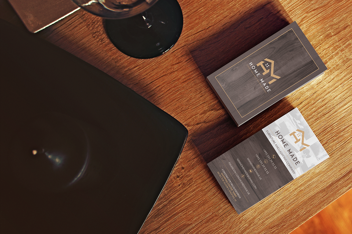 Wooden Business Card, a Business Card Template by Nikolozgraphic (Photo 2 of 6)