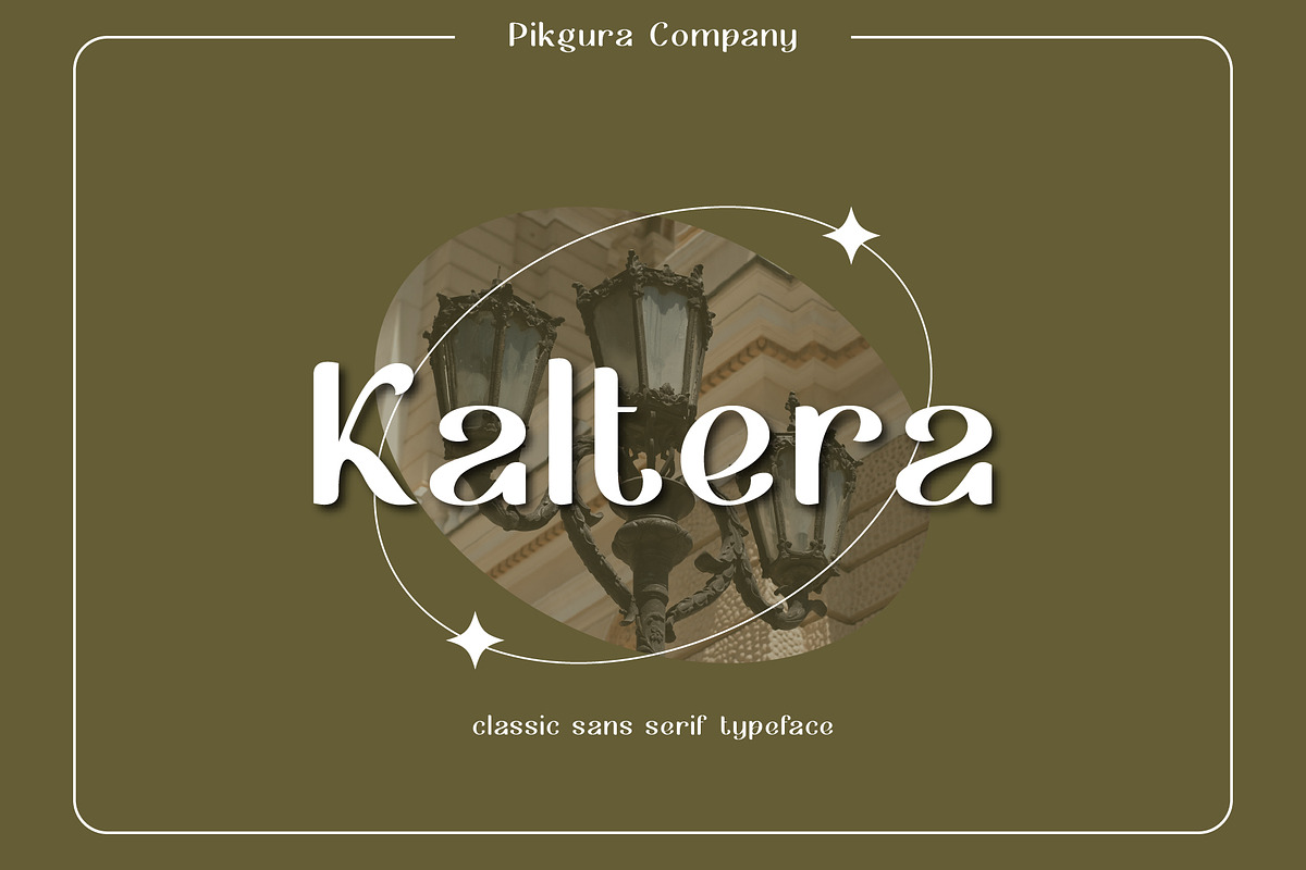 Kaltera - Classic Sans Font, a Sans Serif Font by Pikgura (Photo 1 of 7)