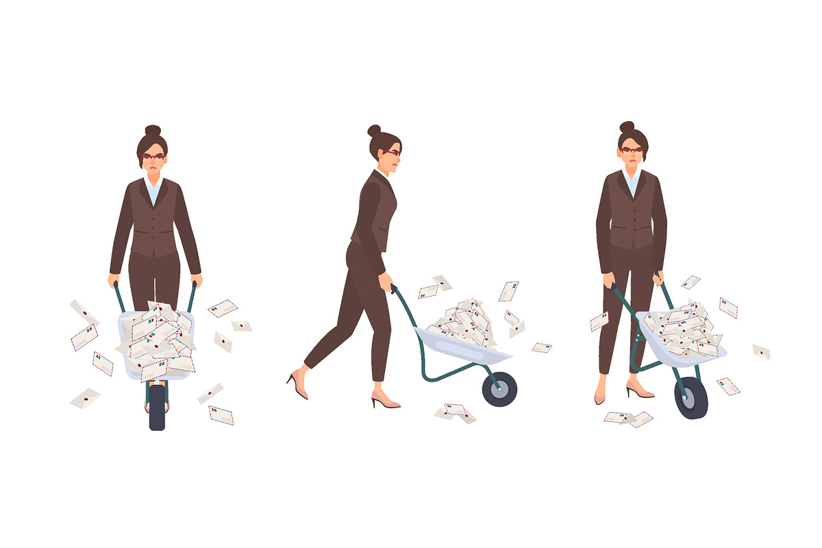 People with letters or money set, a Finance Illustration by Good Studio (Photo 3 of 4)