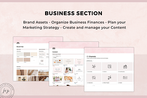 Notion Life And Business Planner