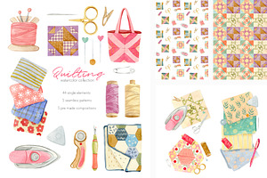 Quilting and Patchwork Clipart