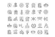 Best Practices line icon set, an Object Illustration by Tettygreen (Thumbnail 3 of 3)
