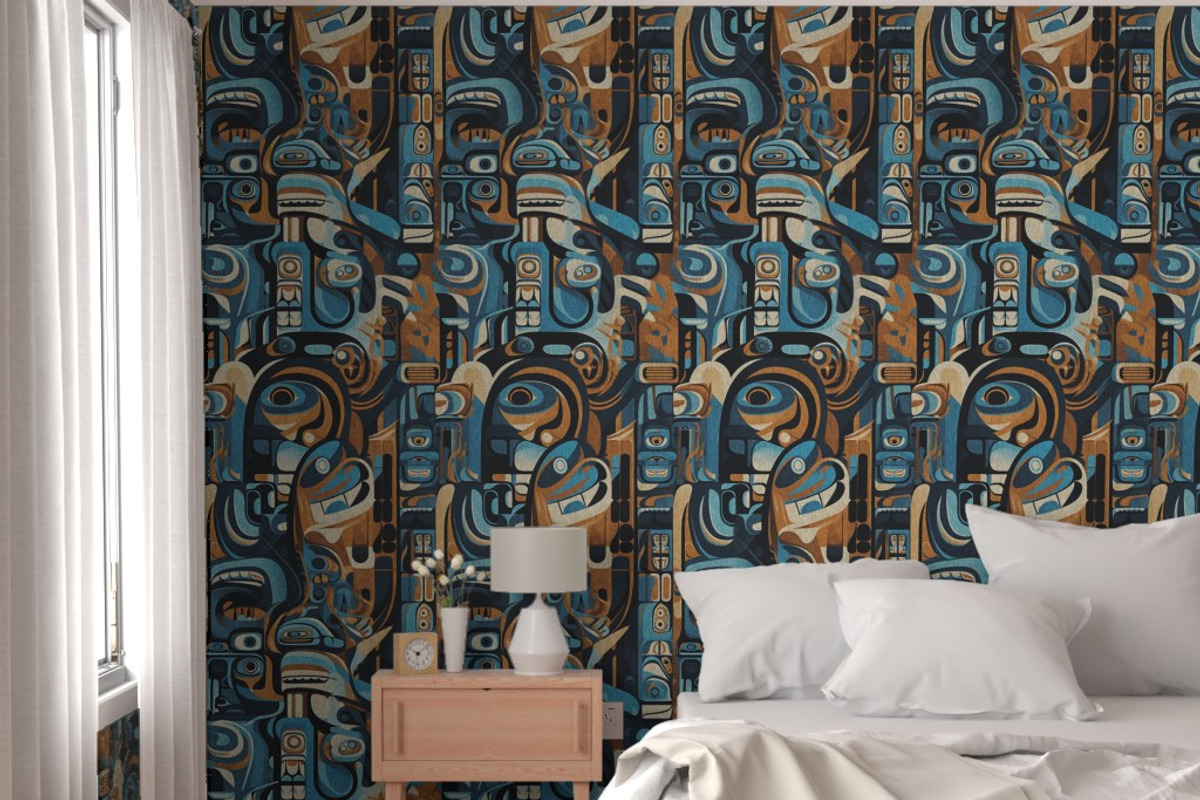 Repeat Pattern Tiki Tribal 46, a Pattern Graphic by Design Haus Gallery (Photo 5 of 5)