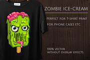 Zombie ice-cream, a Food Illustration by Nikelser (Thumbnail 1 of 3)