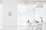 Dining room mockup mock up 26, a Print Template by MockUpBrothers (Thumbnail 3 of 5)