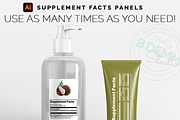 Adobe Supplement Facts Labels Temp, a Branding & Logo Template by Bdemm Studio (Thumbnail 5 of 6)