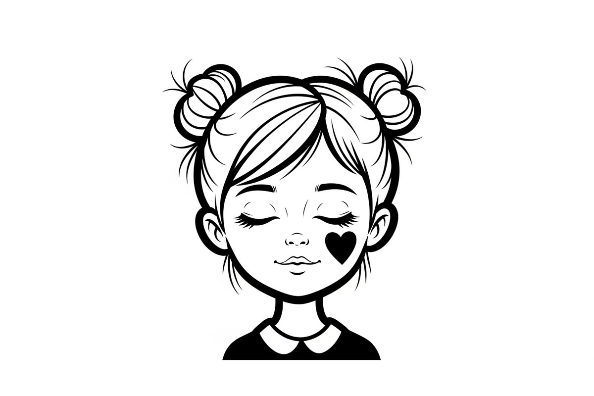 Cute Love Girl Silhouette Bundle, an Illustration by Designs_River (Photo 34 of 53)
