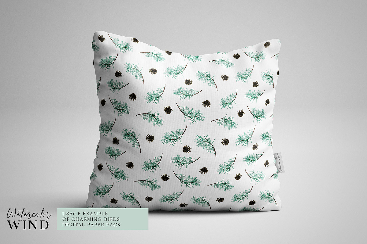 Christmas Teal Clipart Cardinal Bird, an Illustration by Ksenia Shmakova (Photo 15 of 16)